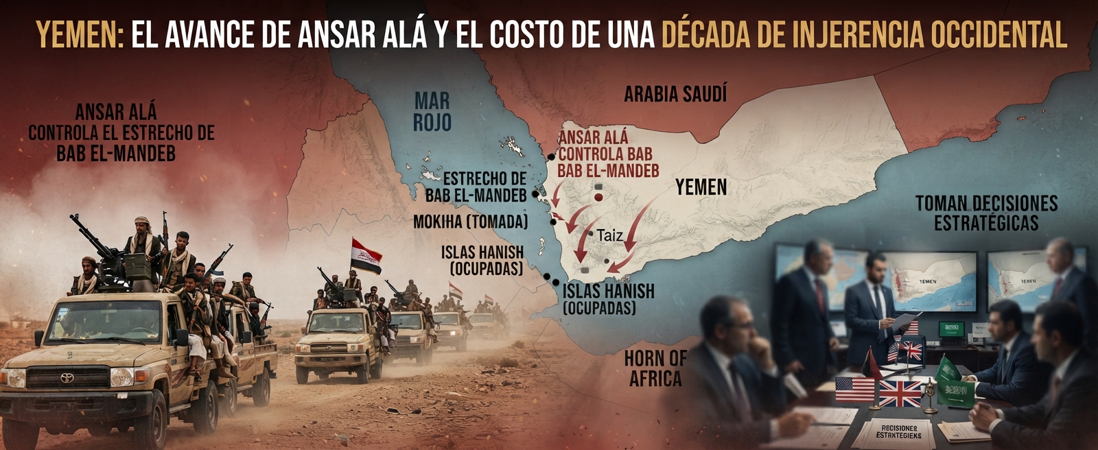 YEMEN: EL AVANCE DE ANSAR ALÁ Y EL COSTO DE UNA DÉCADA DE INJERENCIA OCCIDENTAL